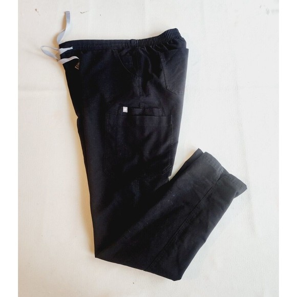 Figs Technical Collection Black Basic Scrubs Pants Tall Small - Picture 2 of 11